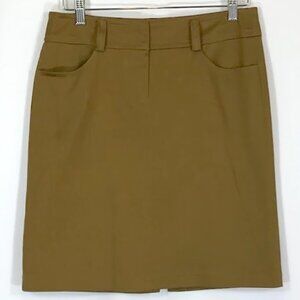 🔥 3/$15 🔥Trina Turk Satin Pencil Mini Skirt Academia Professional Coquette 4